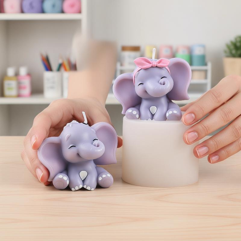 Soap Making Kits - Molde de Silicona 3D de Elefante