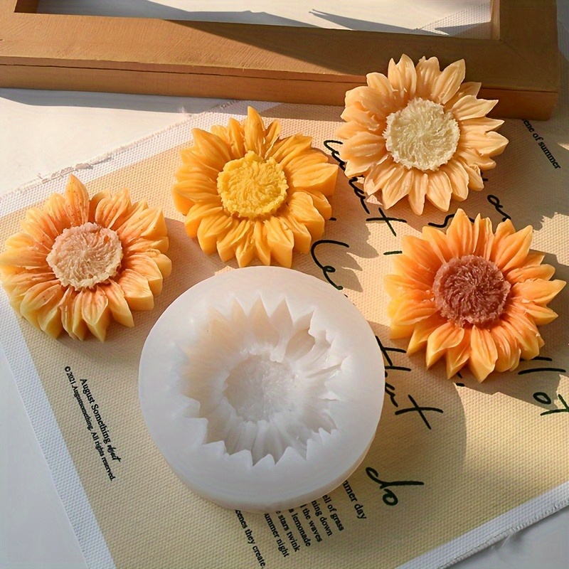 Soap Making Kits - Molde de Silicona 3D de Girasol