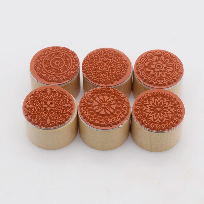 Soap Stamp Custom - Sello de Goma Cuadrado Redondo con