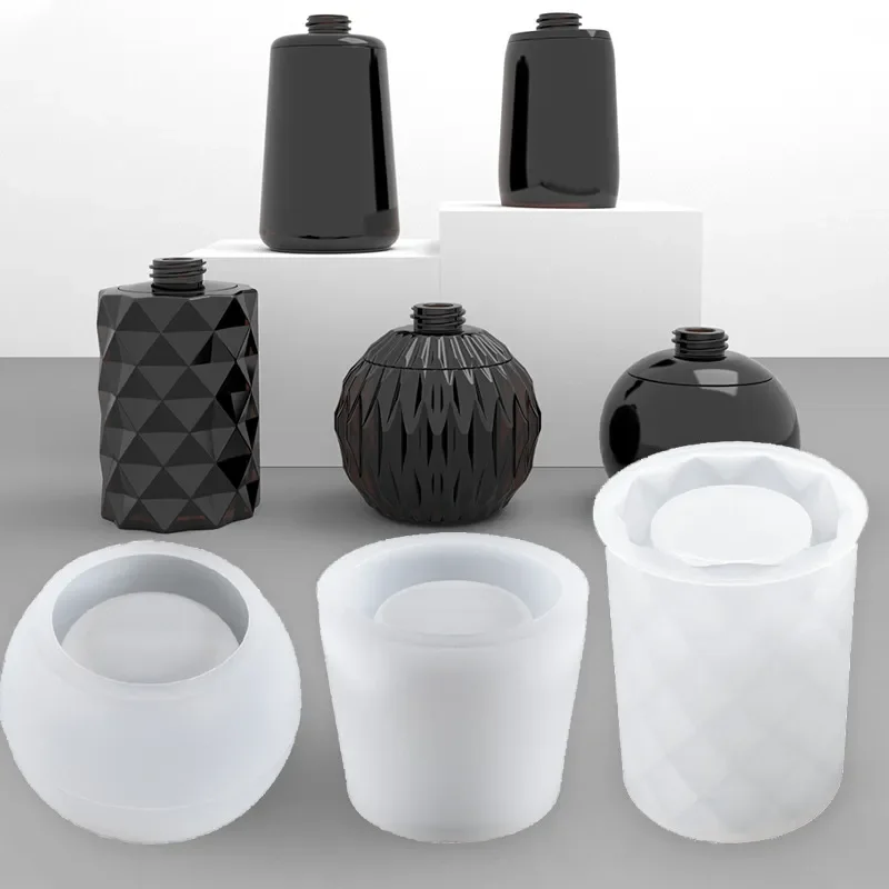 Soap Making Jar - Botella de aromaterapia, molde de silicona,