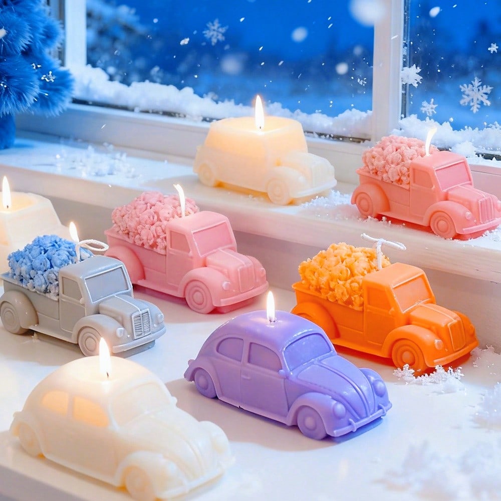 Soap Making Equipment For Beginners - Molde de silicona multiestilo para velas