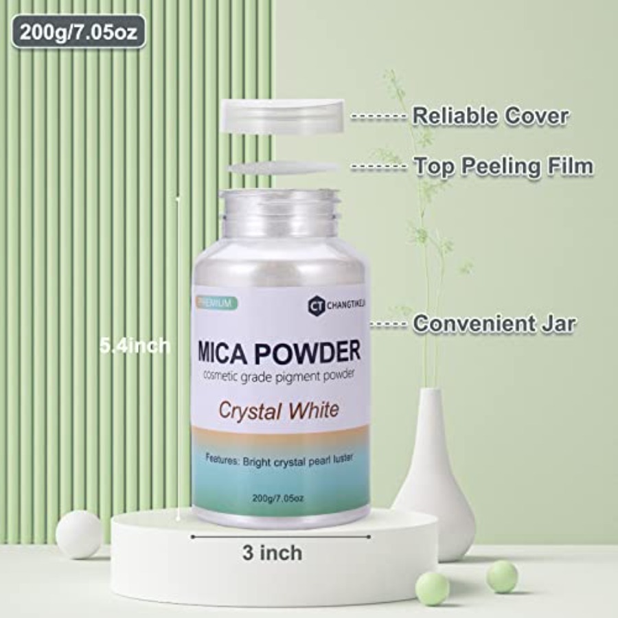 Polvo de Mica, Tarro Grande de - Soap Making Jar reseña y precio