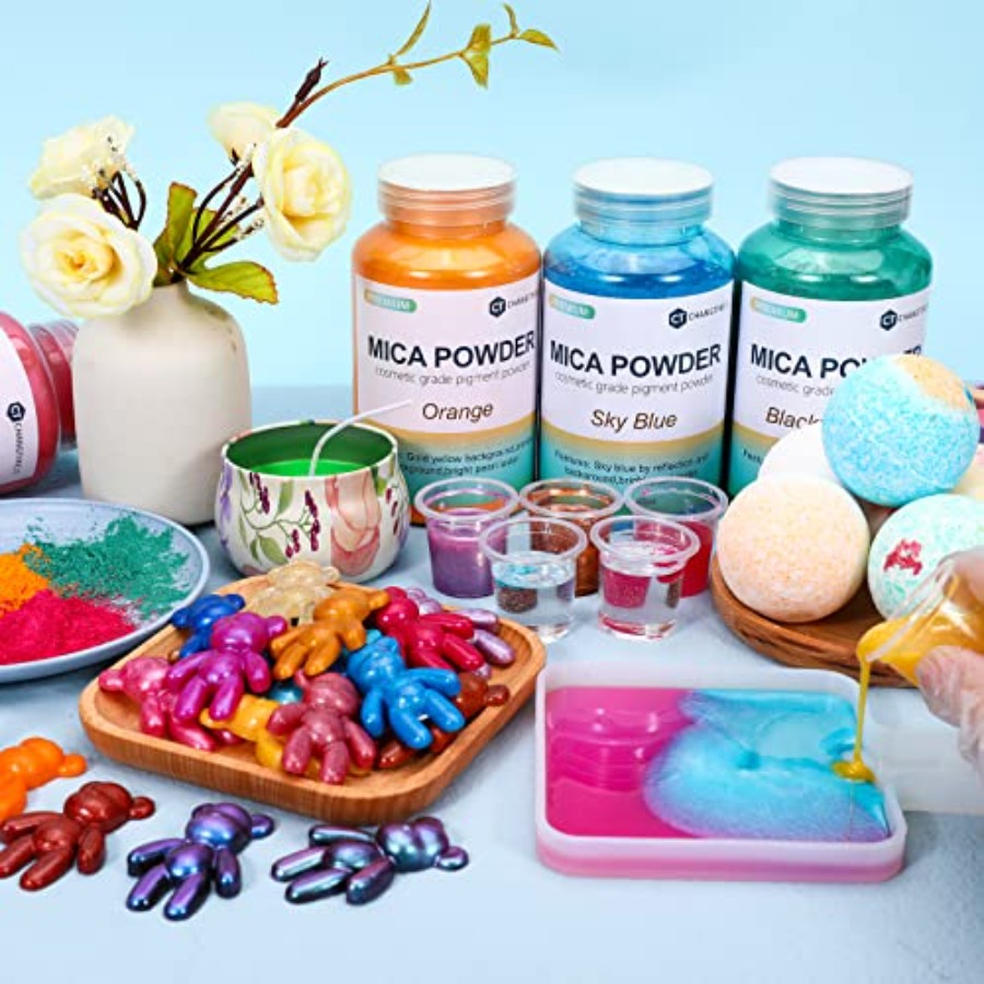 Polvo de Mica, Tarro Grande de - Soap Making Jar reseña y precio
