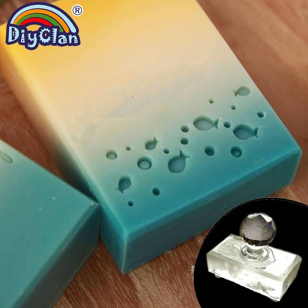 Sello de jabón acrílico hecho  - Soap Stamp Custom reseña y precio