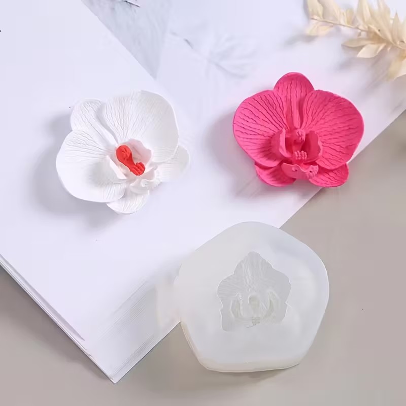 Molde de silicona 3D de orquíd - Soap Making Jar reseña y precio
