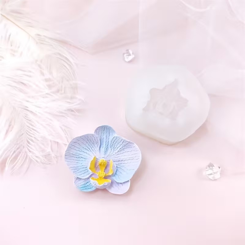 Molde de silicona 3D de orquíd - Soap Making Jar reseña y precio