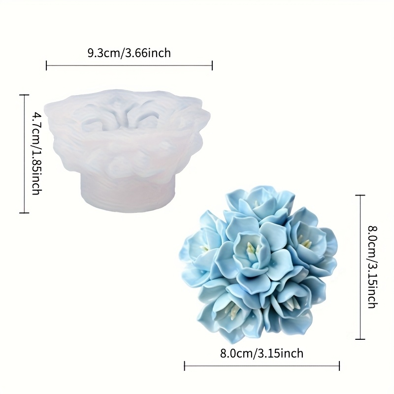 1 molde de silicona para velas - Soap Making Line reseña y precio