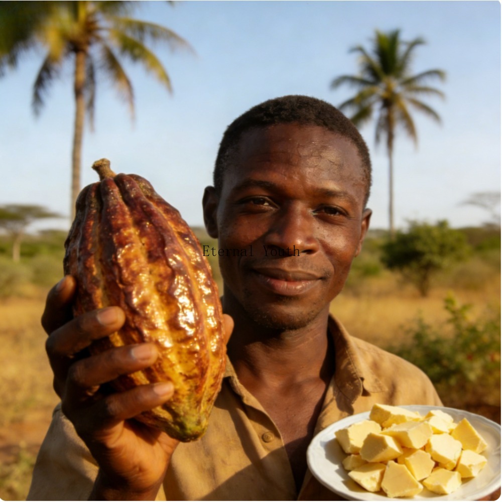 Manteca de Cacao Cruda, Aceite - Shea Butter Raw reseña y precio