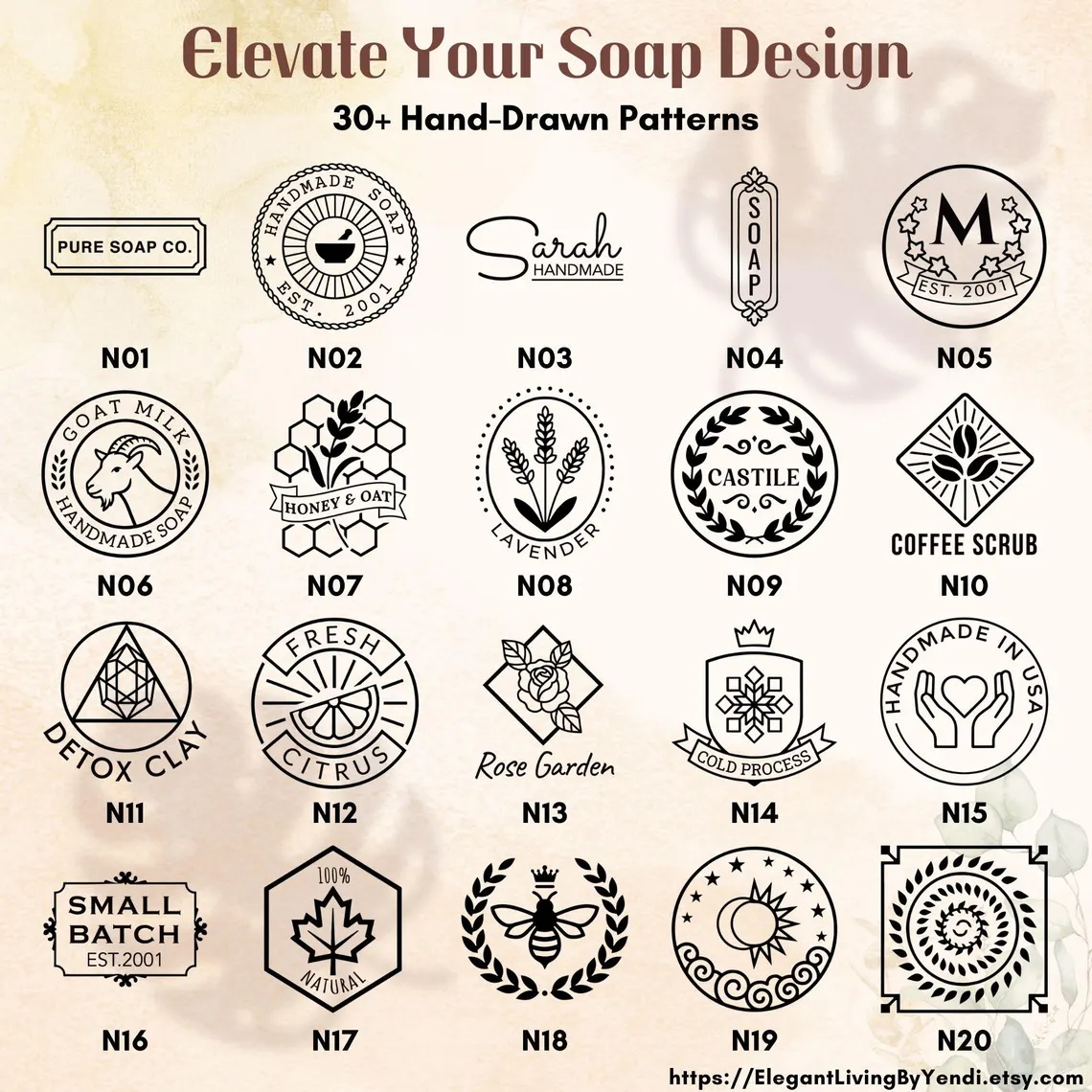 Sello de Cerámica Personalizad - Soap Stamp Custom reseña y precio